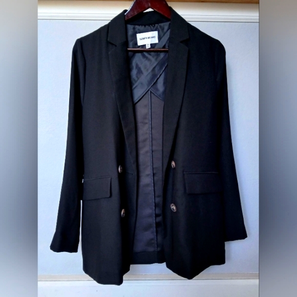 Elizabeth And James Jacket Relaxed Double-Breasted Blazer Size XS - Picture 2 of 3